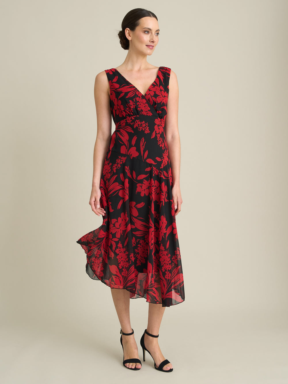 Janey Floral Midi Dress