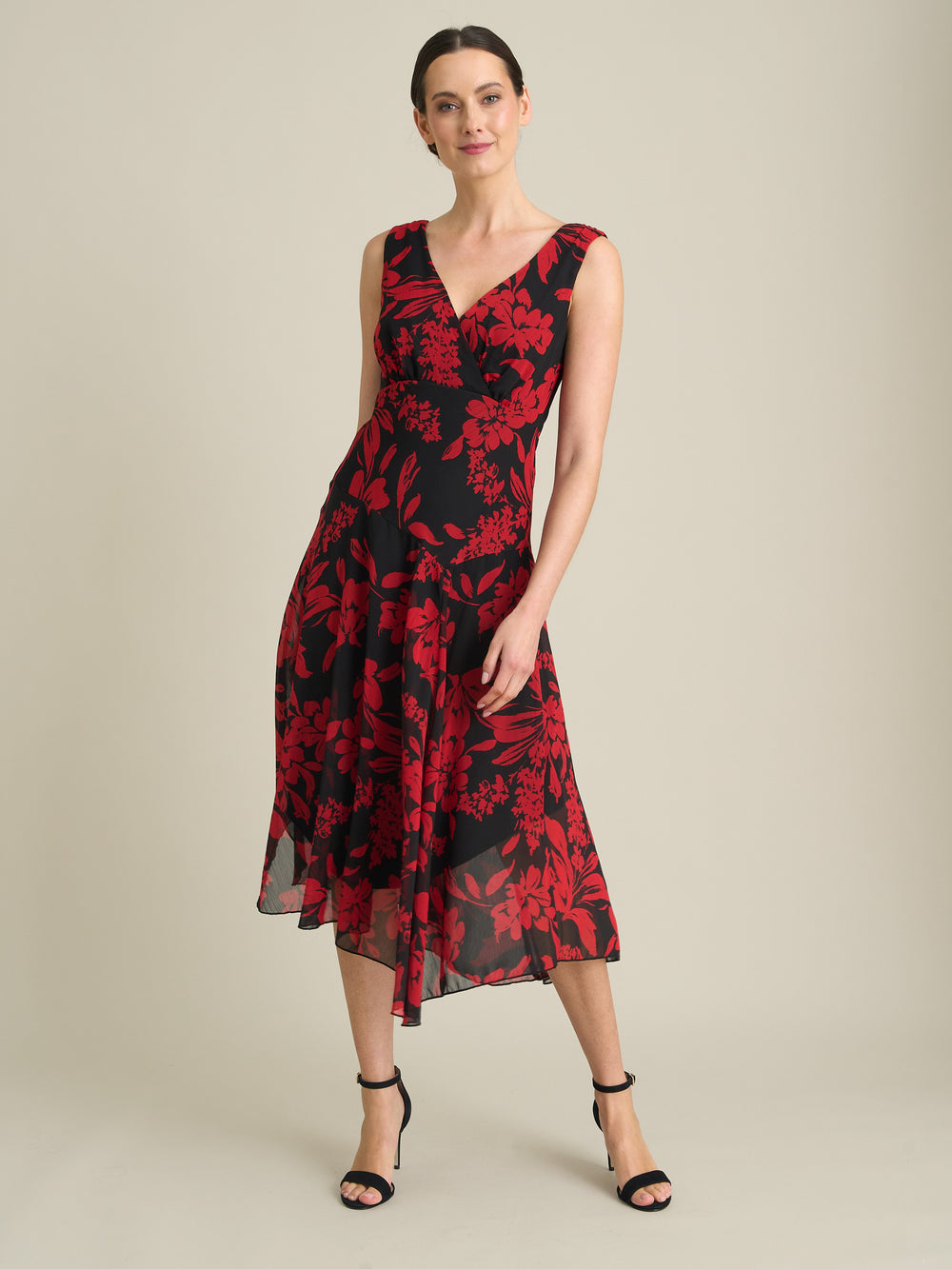 Janey Floral Midi Dress
