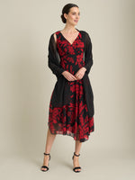 Janey Floral Midi Dress