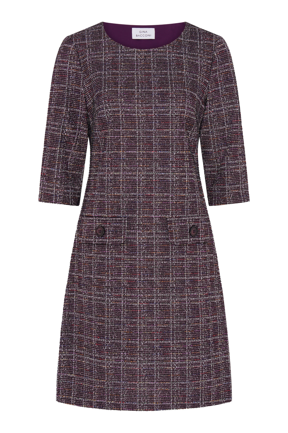 Janine Textured Shift Dress