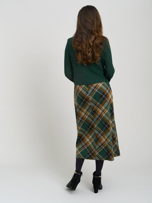Janis Check Midi Dress