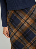 Janis Check Midi Dress