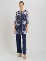 Jennie Embroidered Mesh Three Piece Set