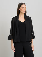 Jessa Sheer Sleeve Jacket