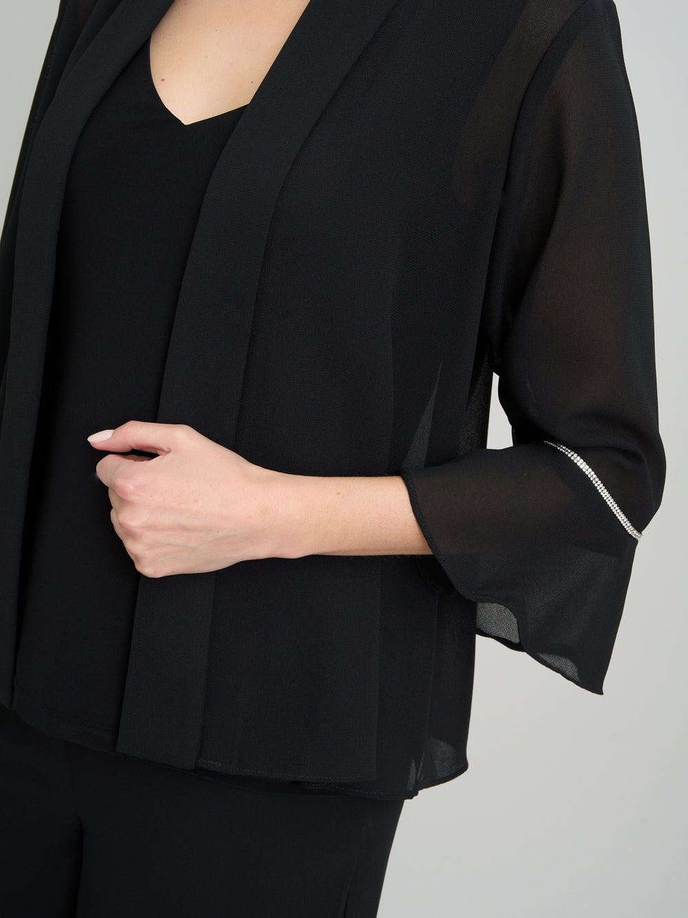 Jessa Sheer Sleeve Jacket