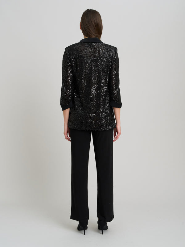 Jette Sequin Three Piece Trouser Suit
