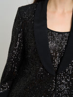 Jette Sequin Three Piece Trouser Suit
