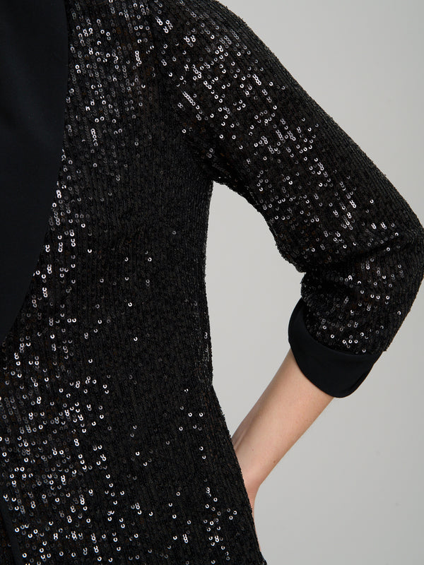 Jette Sequin Three Piece Trouser Suit