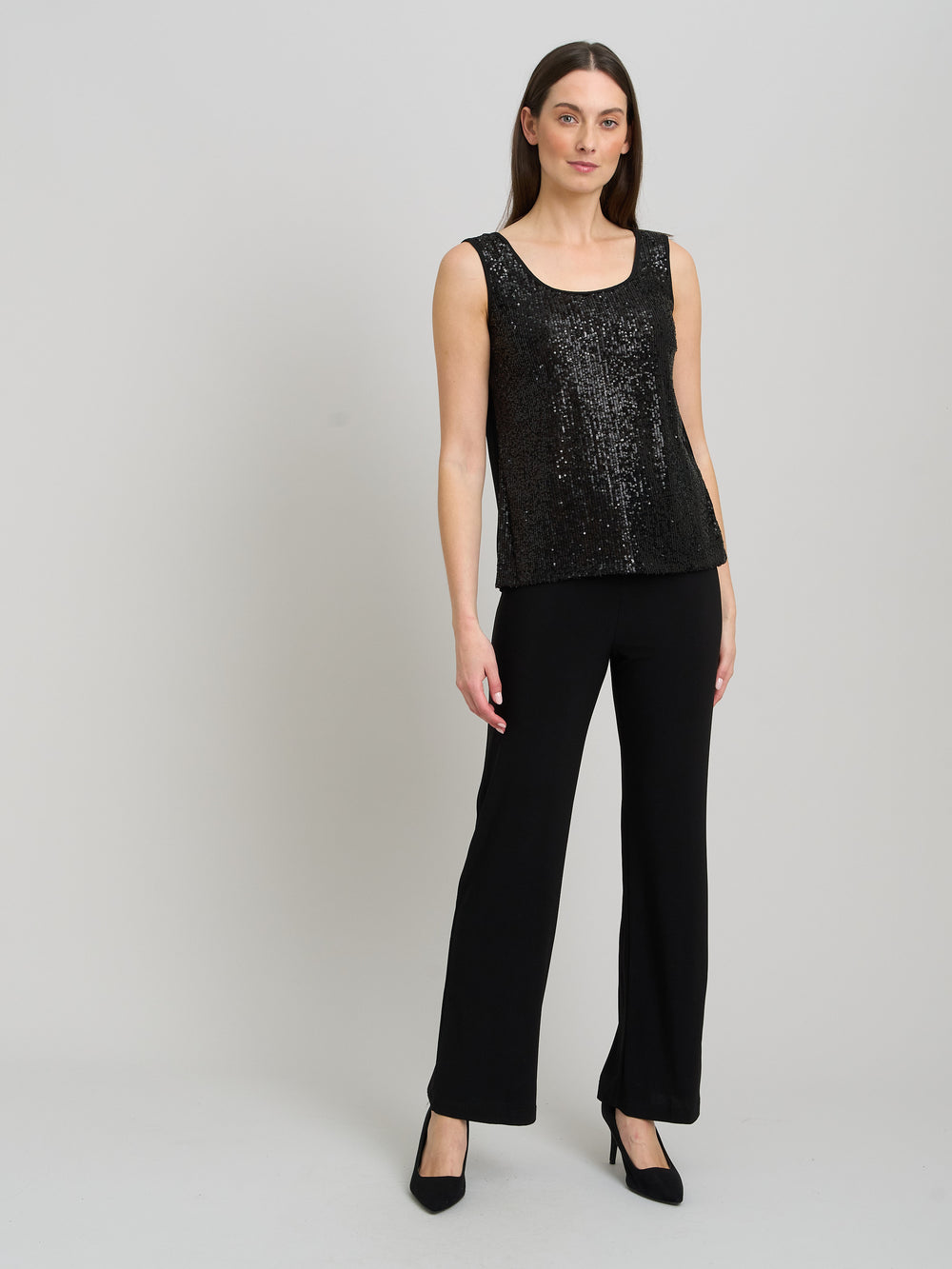 Jette Sequin Three Piece Trouser Suit