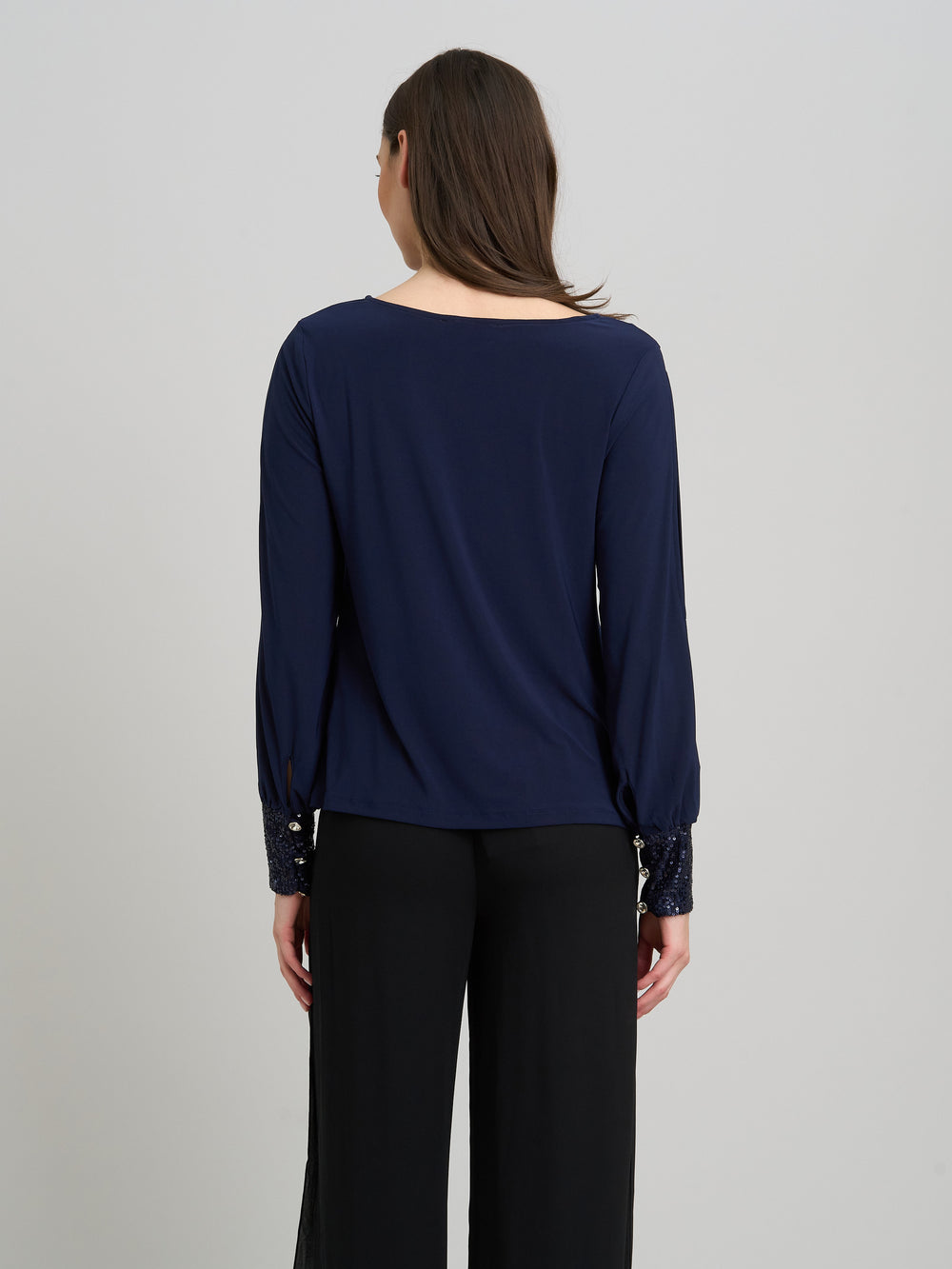 Joanie Sequin Trim Top