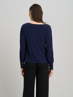 Joanie Sequin Trim Top