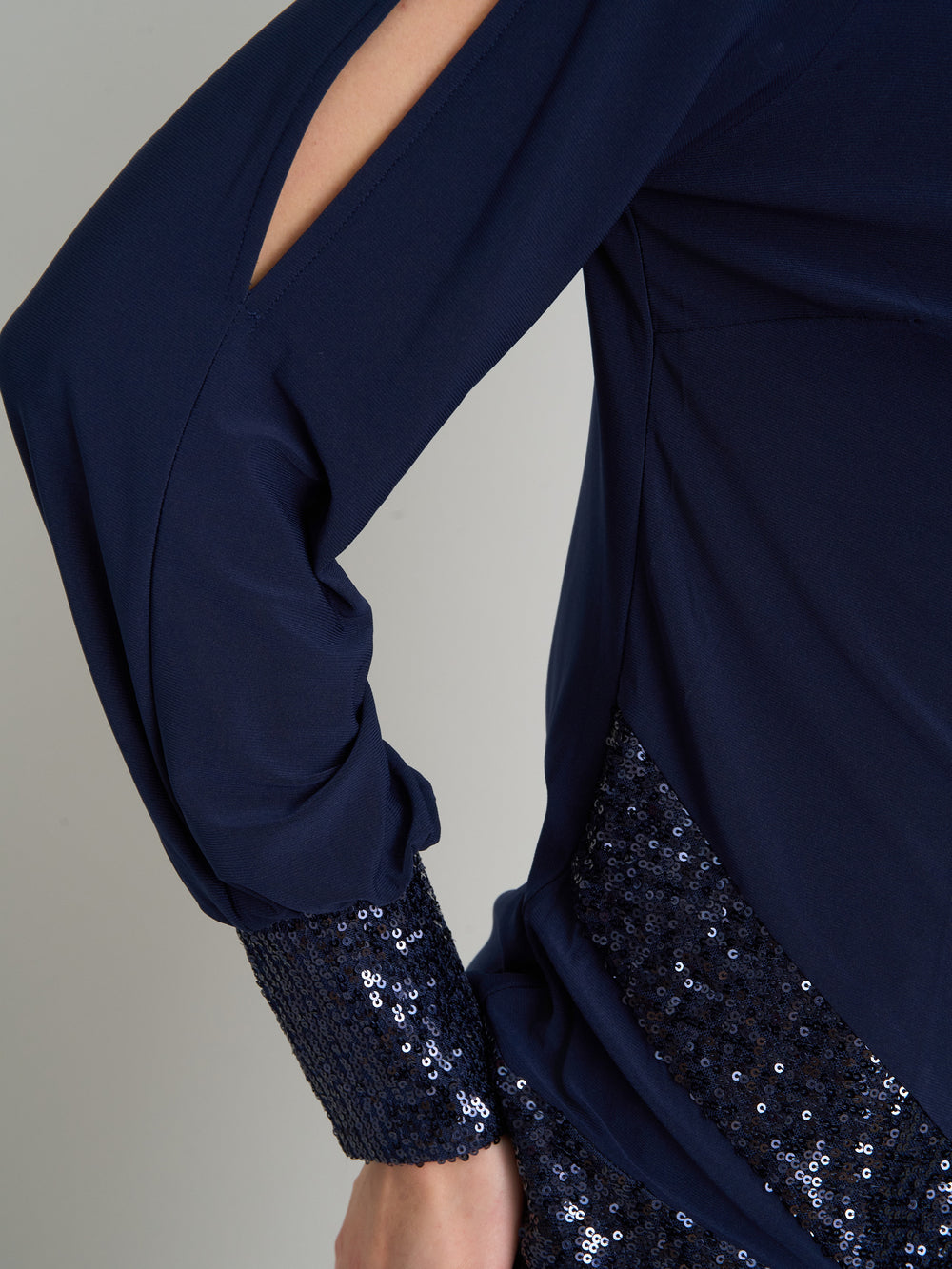 Joanie Sequin Trim Top