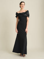 Robin Off Shoulder Draped Maxi Dress