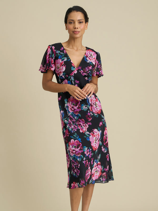 Rosabelle Floral Print Midi Dress