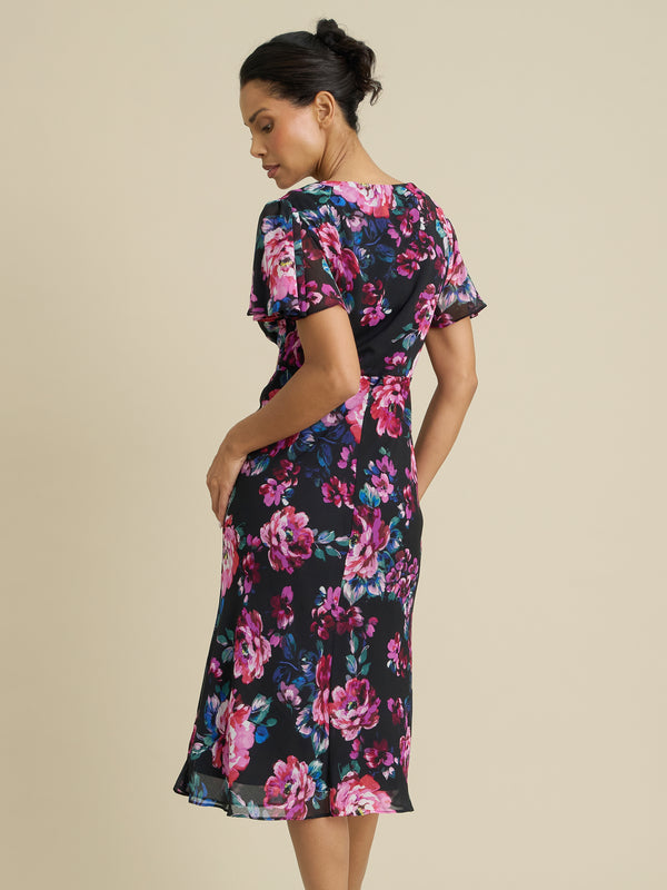 Rosabelle Floral Print Midi Dress