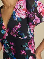 Rosabelle Floral Print Midi Dress