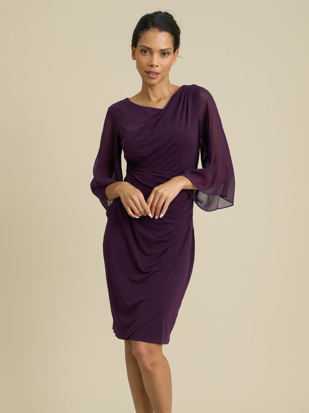 Jo Draped Jersey Dress