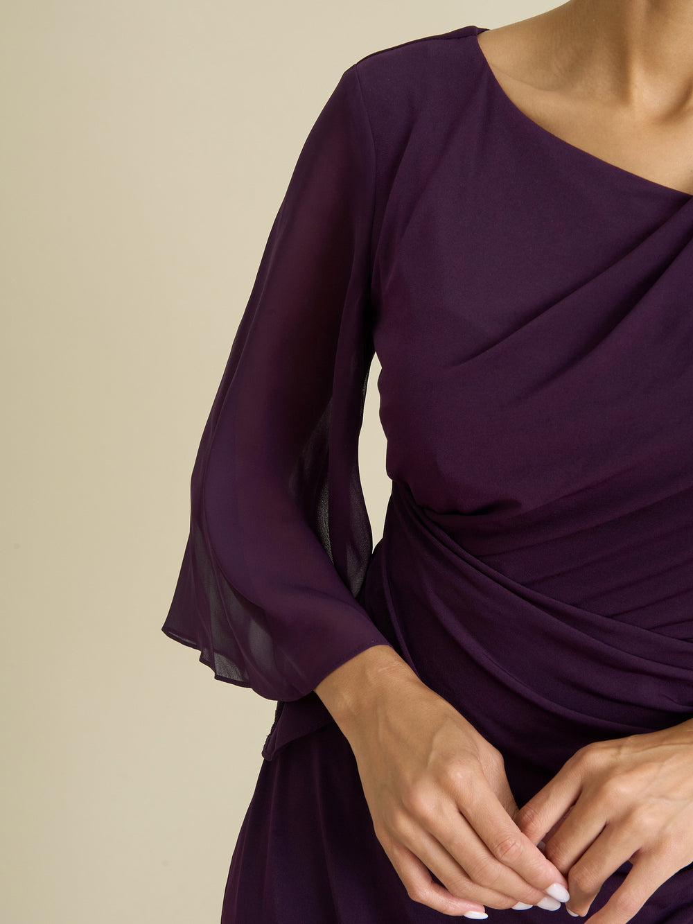Jo Draped Jersey Dress