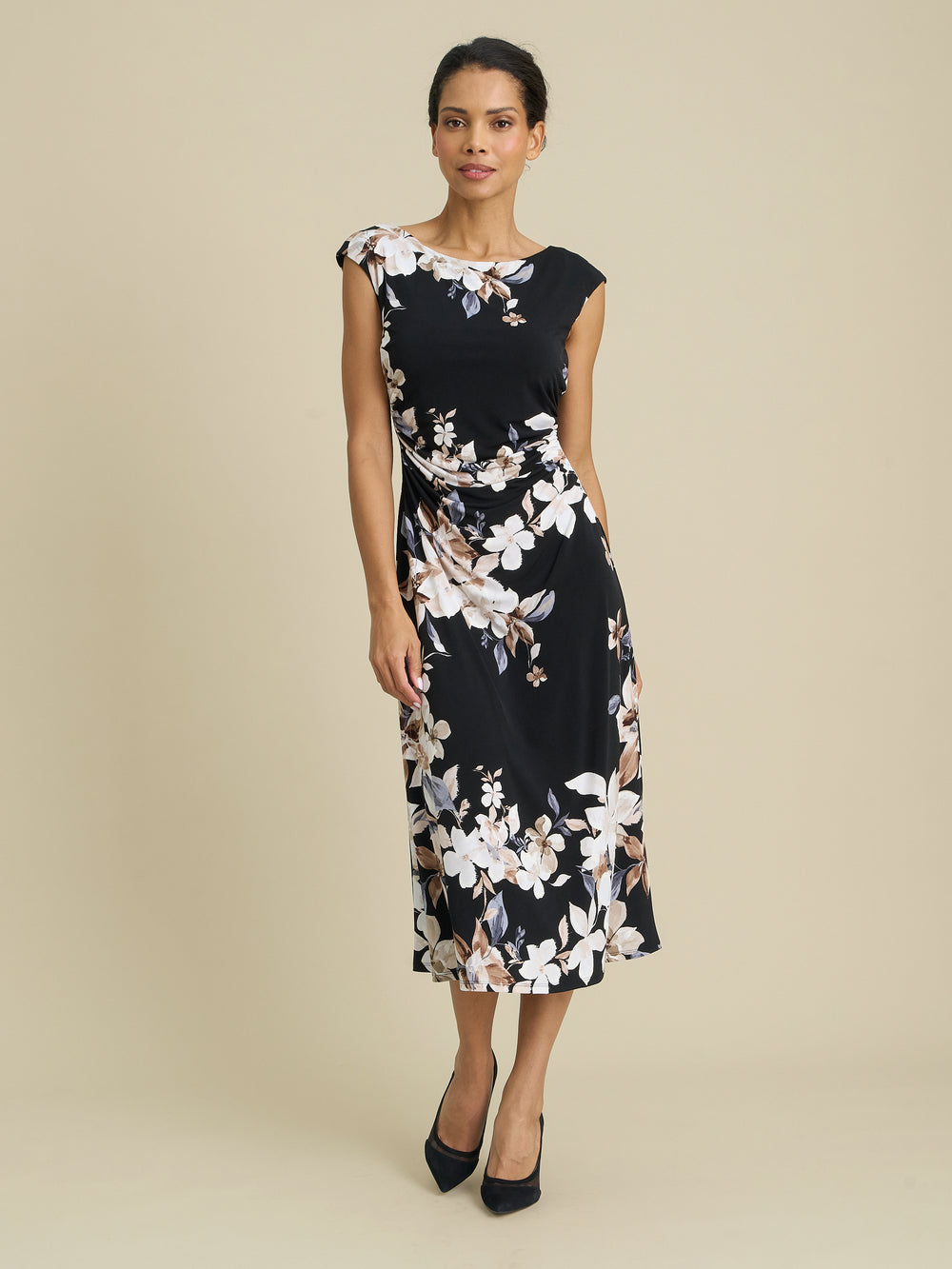 Salome Floral Midi Dress