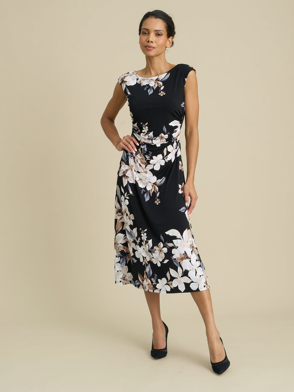 Salome Floral Midi Dress