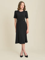 Mel Fit And Flare Midi Dress