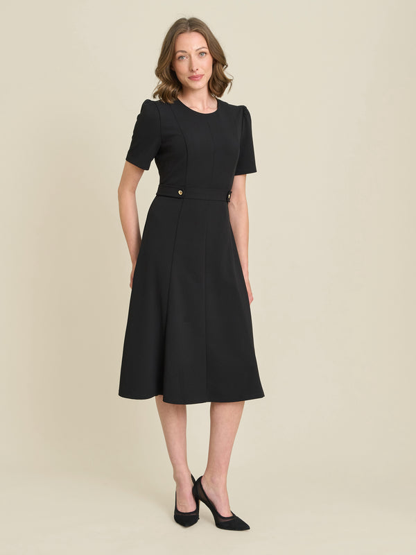 Mel Fit And Flare Midi Dress