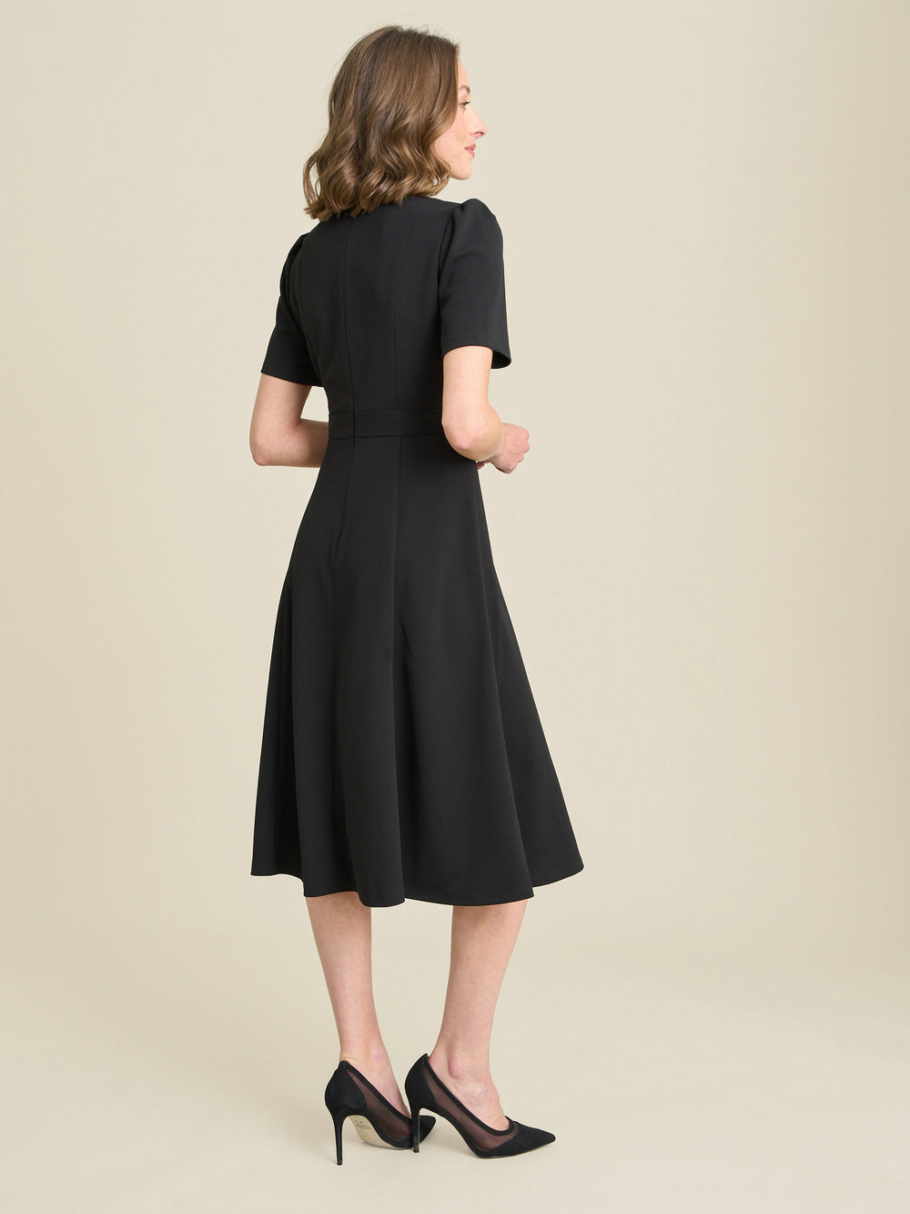 Mel Fit And Flare Midi Dress