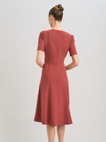 Mel Fit And Flare Midi Dress