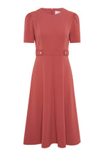 Mel Fit And Flare Midi Dress