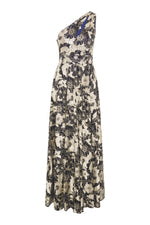 Sabina One Shoulder Floral Maxi Dress
