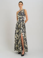 Sabina One Shoulder Floral Maxi Dress