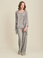 Sheri Metallic Crinkle Three Piece Set