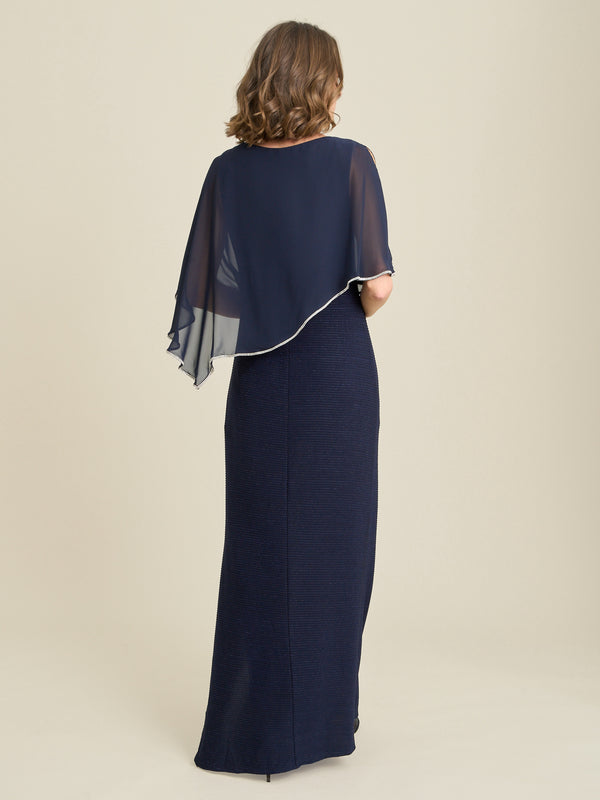 Suzy Sheer Overlay Maxi Dress