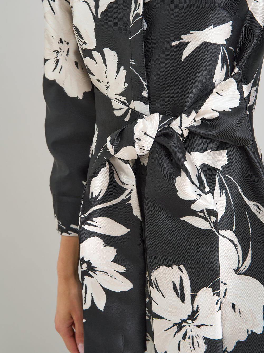 Steph Floral Belt Tie Maxi Dress