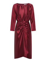 Tara Satin Midi Dress