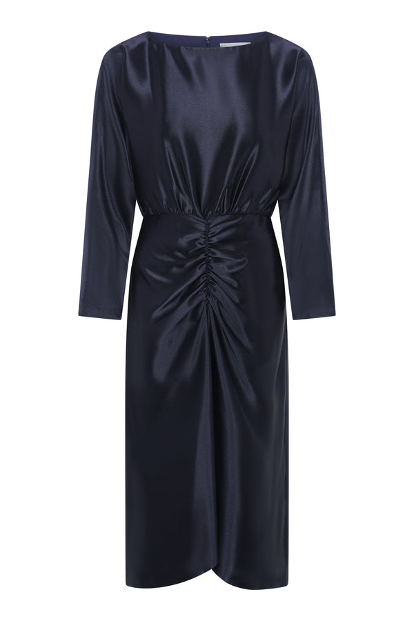 Tara Satin Midi Dress
