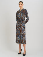 Terese Floral Print Midi Dress