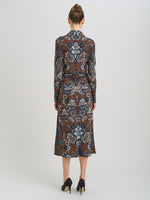 Terese Floral Print Midi Dress