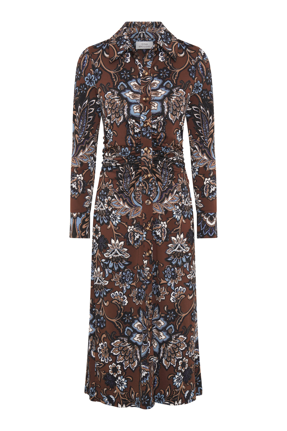 Terese Floral Print Midi Dress