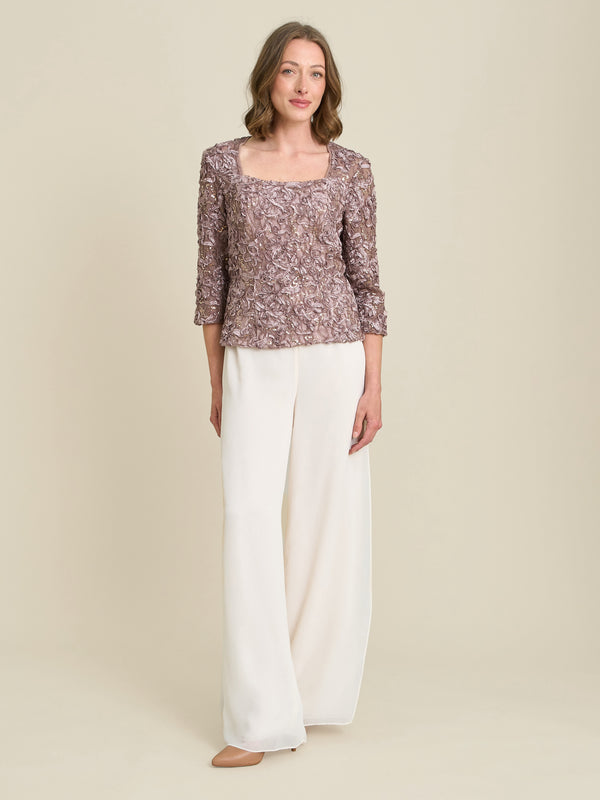 Tonia Embellished Lace Blouse