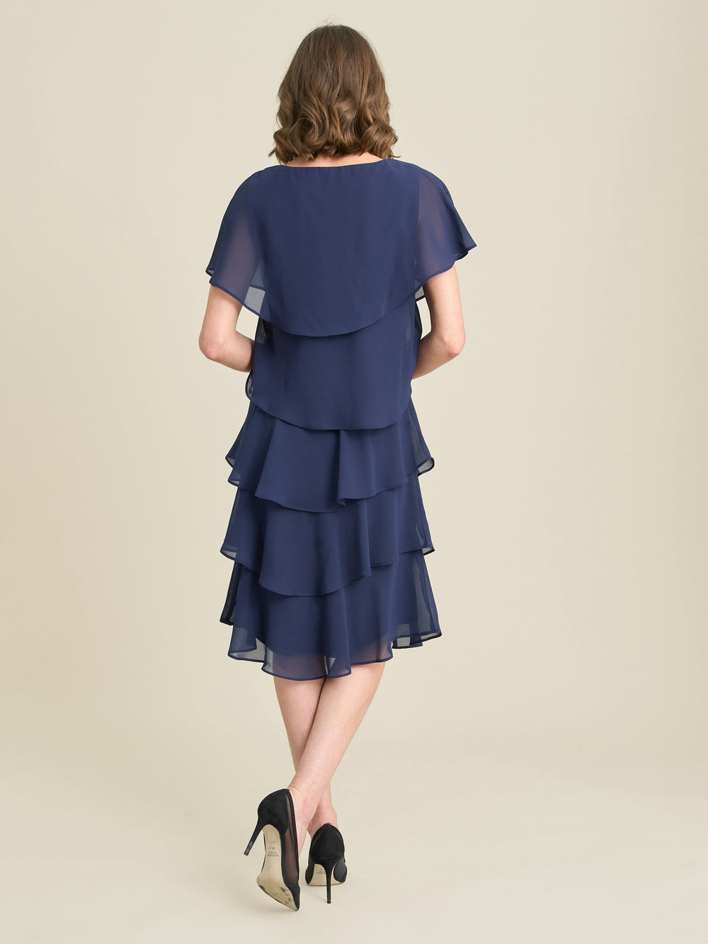 Bella Georgette Tiered Dress