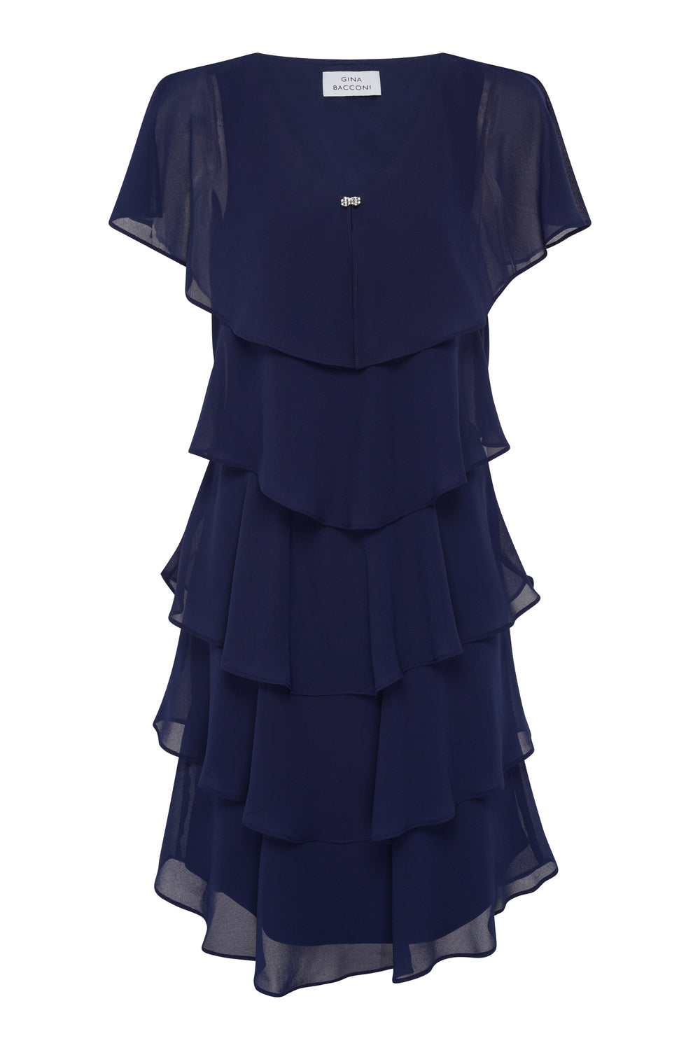 Bella Georgette Tiered Dress