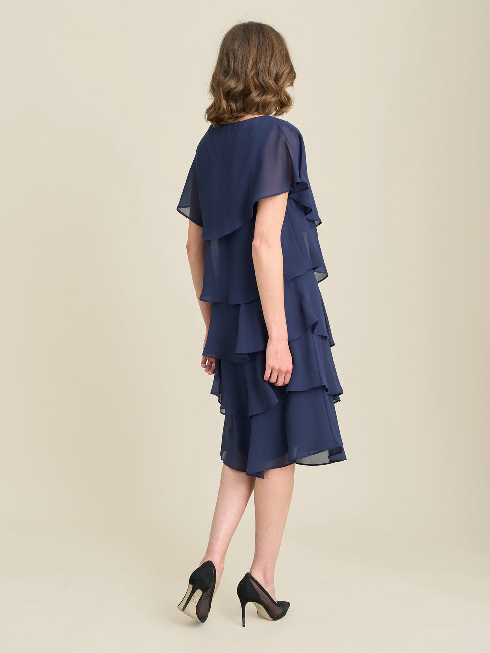 Bella Georgette Tiered Dress