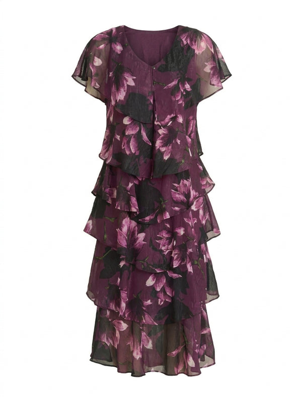 Liliana Midi Tiered Dress