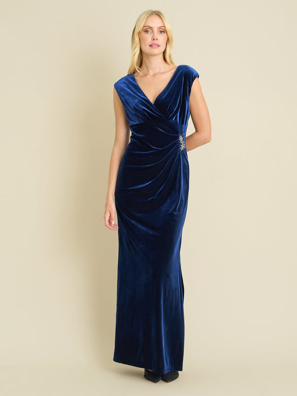 Sascha Velvet Maxi Dress