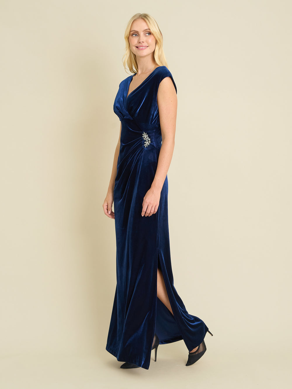 Sascha Velvet Maxi Dress