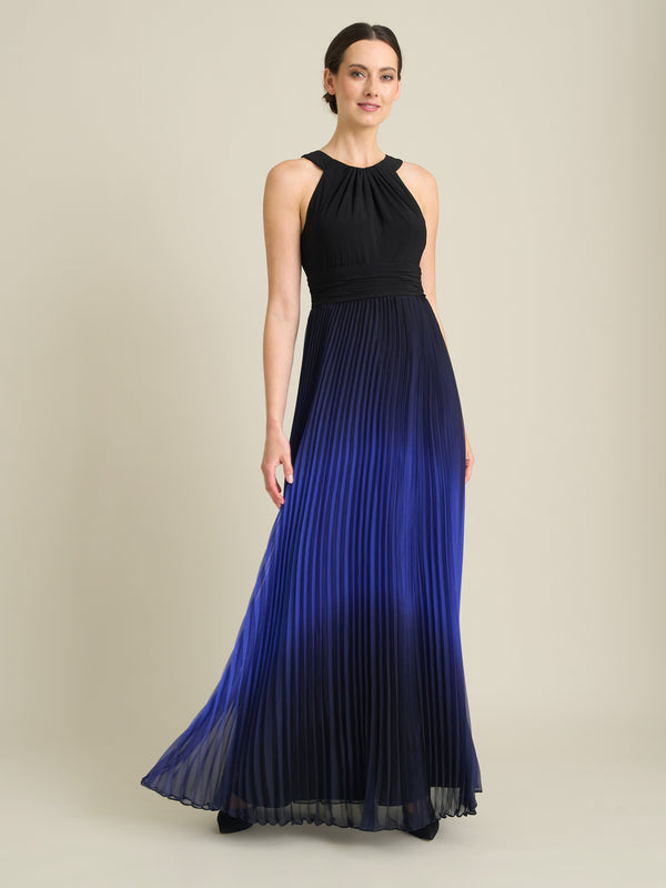 Vikki Pleated Maxi Dress