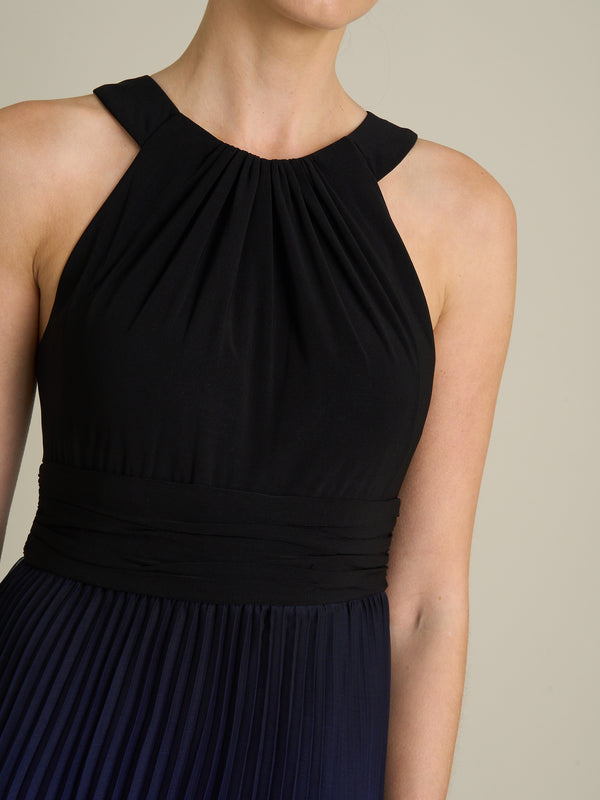 Vikki Pleated Maxi Dress