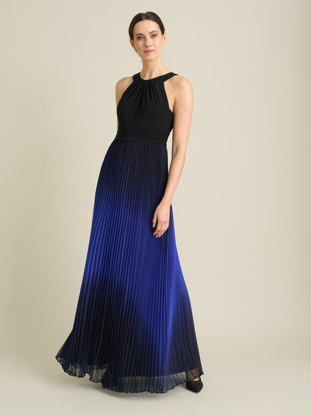 Vikki Pleated Maxi Dress