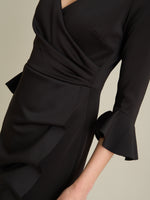 Uma Maxi Dress With Fluted Sleeves